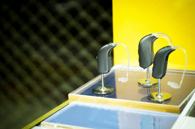 Close-up of faucet in kitchen