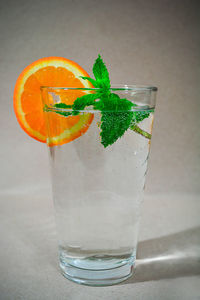 Close-up of drink on table