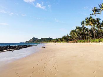 Scenic view of beach