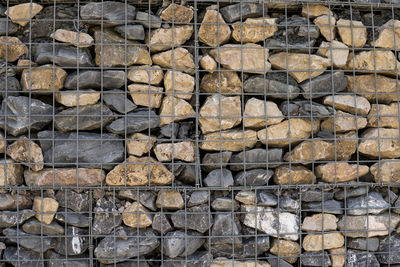 Full frame shot of stone wall