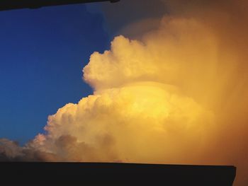 Low angle view of storm clouds in sky