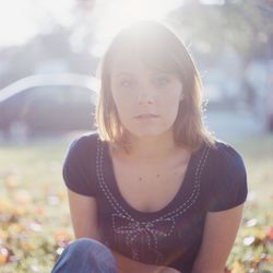 Portrait of young woman