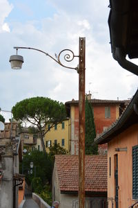 Low angle view of buildings against sky