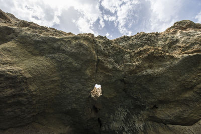 Scenic view of rocky mountains against sky