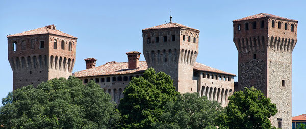 Ancient medieval castle of vignola.  la rocca di vignola. modena, italy.