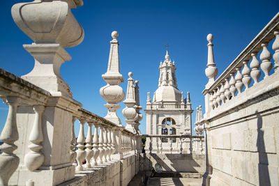 Low angle view of historic building