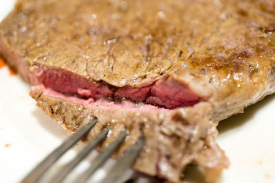 Close-up of bread on plate