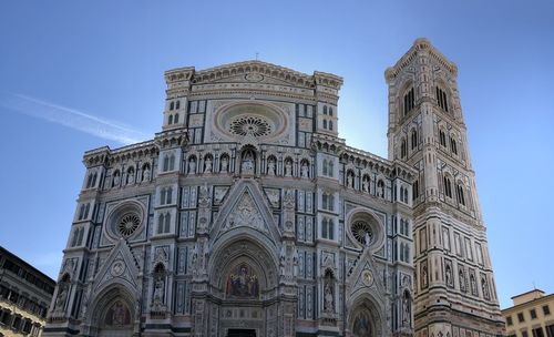 Low angle view of historic building against sky