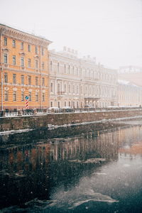 Buildings against sky in city
