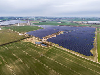 88 mw solar park at stouby, north of randers by european energy, denmark