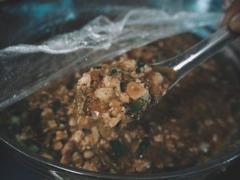 Close-up of food in bowl