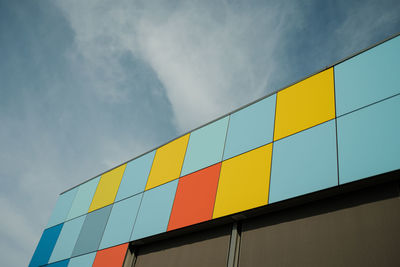 Low angle view of building against sky