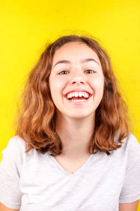 Portrait of a smiling young woman