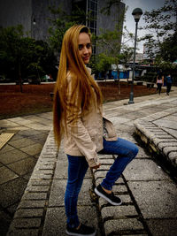 Young woman outdoors