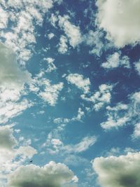 Low angle view of sky