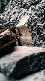 Detail shot of rock
