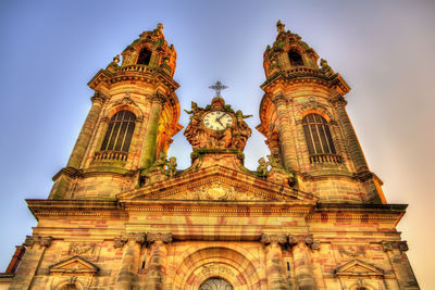 Low angle view of cathedral against sky