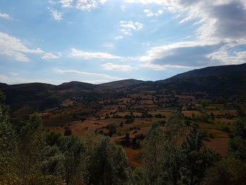 Scenic view of landscape against sky