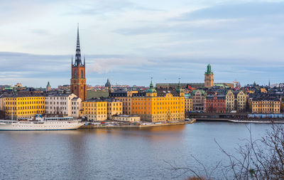 River with buildings in background