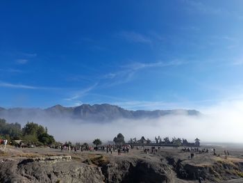 Panoramic view of landscape against sky