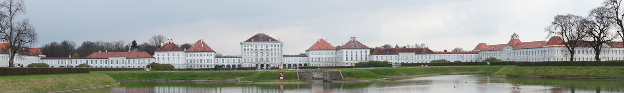 Panoramic view of buildings against sky