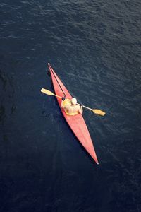 Boats in sea