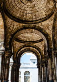 Low angle view of historical building