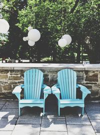 Chairs and trees