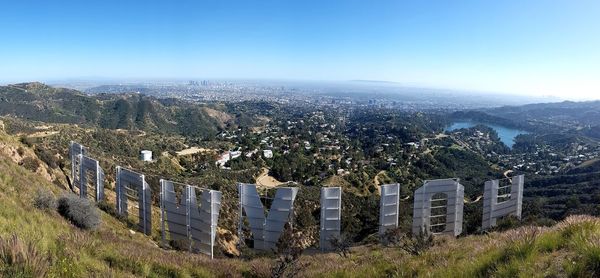 Panoramic view of landscape