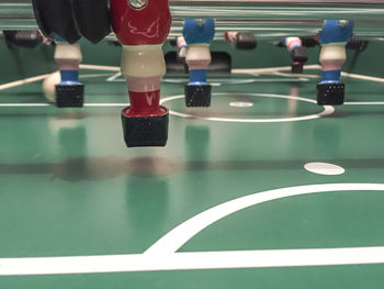 Low section of people on tiled floor