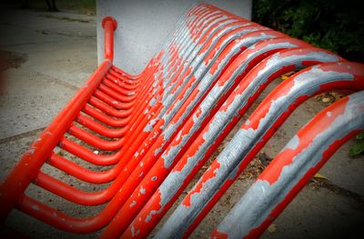 Close-up of red objects