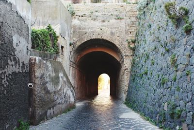 Corridor of old building