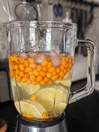 Close-up of drink in glass