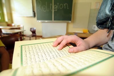 Quran or koran, religious text of islam, believed by muslims