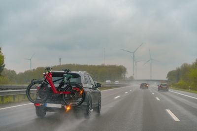 Car on road