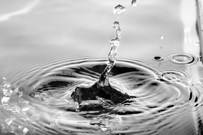 Full frame shot of water splashing