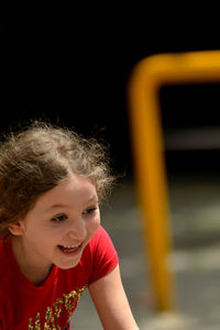 Portrait of a smiling girl