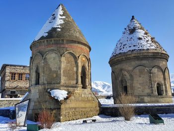 Cathedral against sky during winter