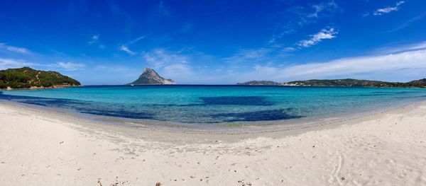 Panoramic view of sea against sky