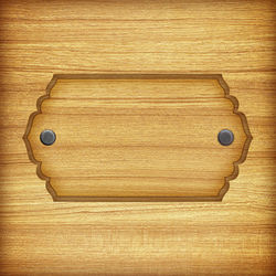 High angle view of wood on wooden table