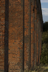 Stack of brick wall