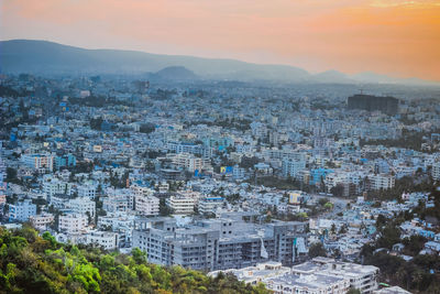 Aerial view of cityscape