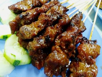 Close-up of food in plate