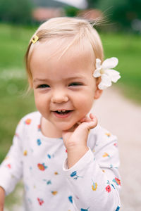 Portrait of a smiling girl