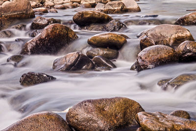 Rocks in sea