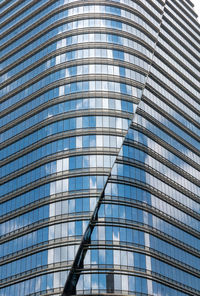 Low angle view of glass building