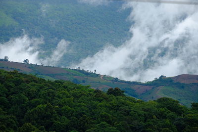 Panoramic view of landscape against sky