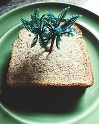 Close-up of food on table