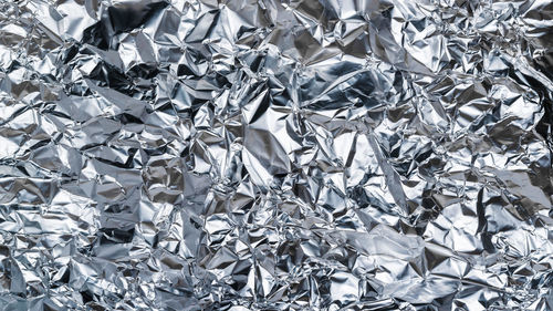 Full frame shot of patterned metal