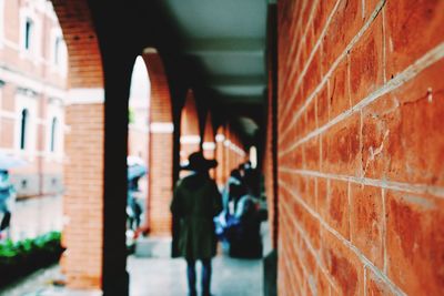 Corridor of building